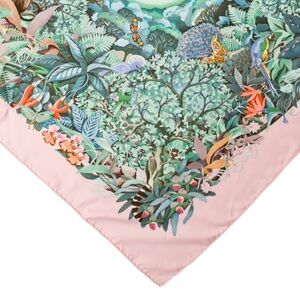 Hermes Silk Scarf -Au Coeur de La Vie motif